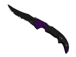 ★ StatTrak™ Falchion Knife | Ultraviolet (Well-Worn)