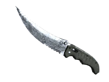 ★ StatTrak™ Flip Knife | Damascus Steel (Well-Worn)