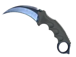 ★ StatTrak™ Karambit | Blue Steel (Battle-Scarred)