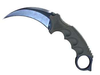 ★ StatTrak™ Karambit | Blue Steel (Battle-Scarred)