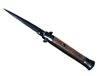 ★ StatTrak™ Stiletto Knife | Blue Steel (Well-Worn)